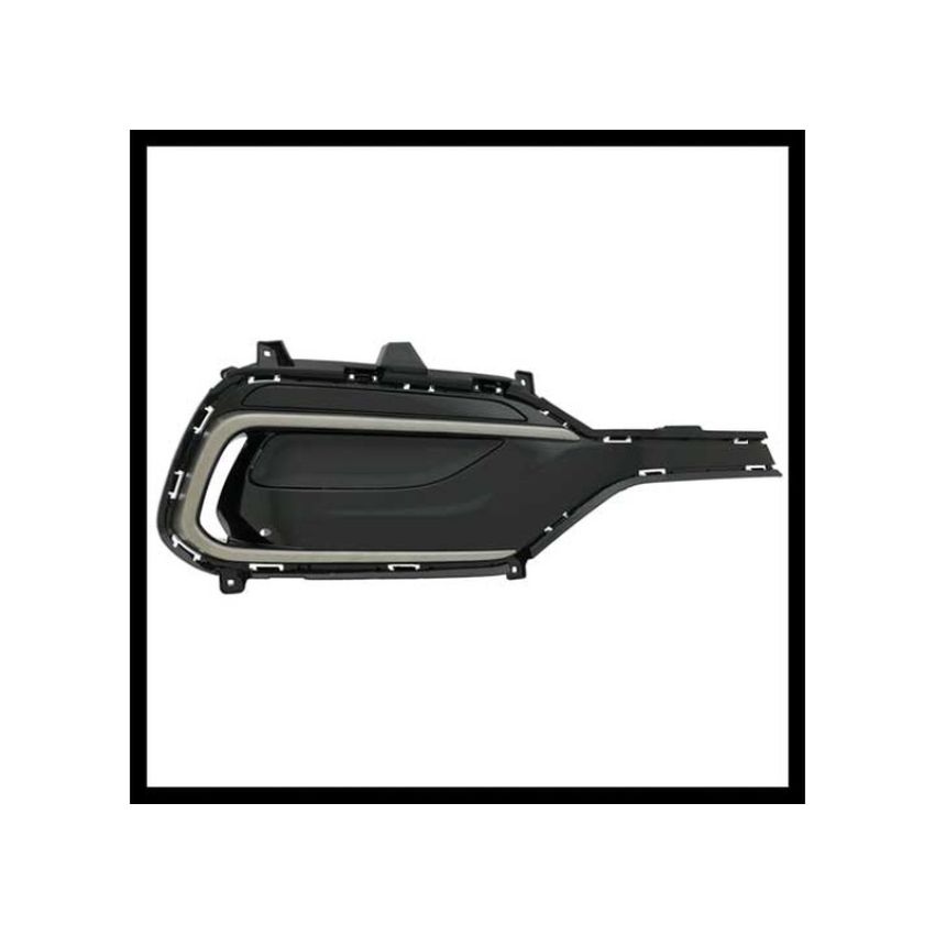 RH FRONT BUMPER INSERT; 2.4L; FOG LAMP BEZEL; W/FOG LAMPS; SANTA FE SPORH 17-17