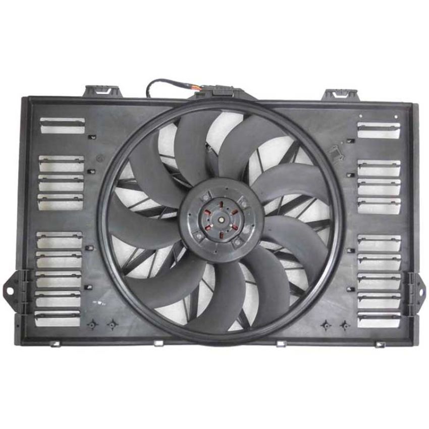 RADIATOR COOLING FAN ASSY 3.0L|3.6L|4.8L; W/O TURBO PORSCHE PANAMERA 10-16