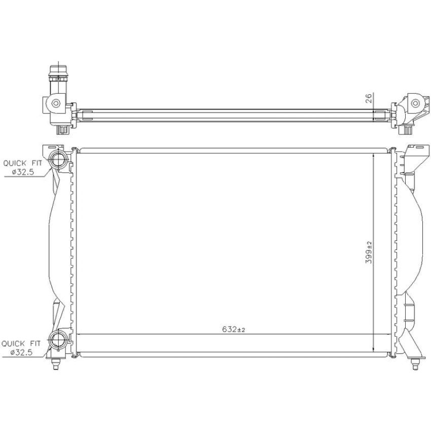 NISSENS 60304A Radiator