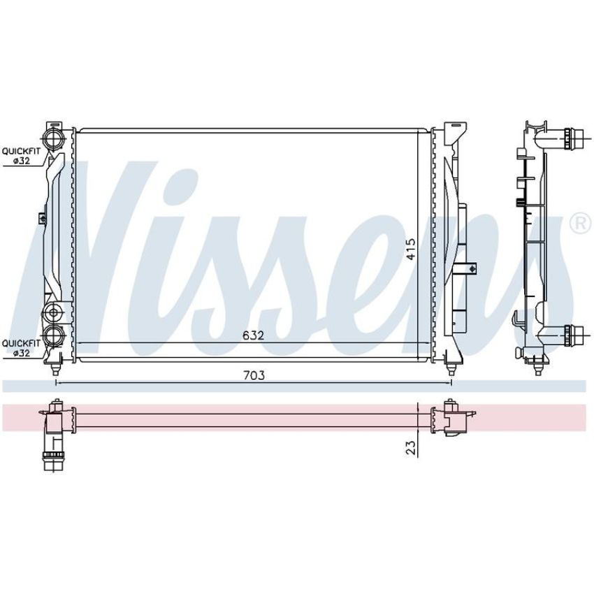 NISSENS 60308A Radiator