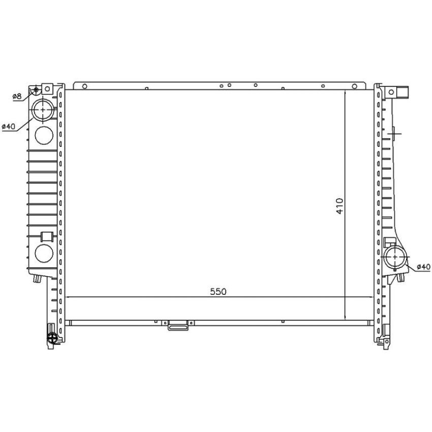 NISSENS 60605 Radiator