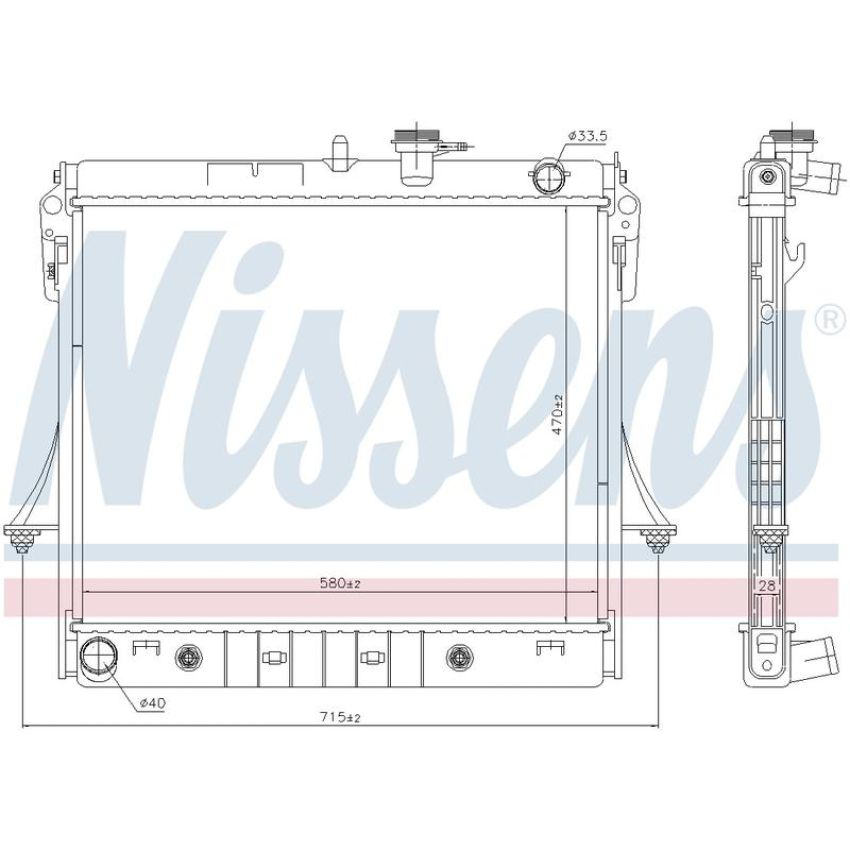 NISSENS 606649 Radiator