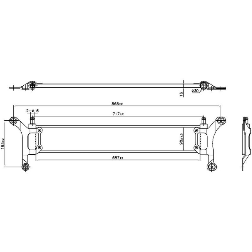 NISSENS 606955 Radiator
