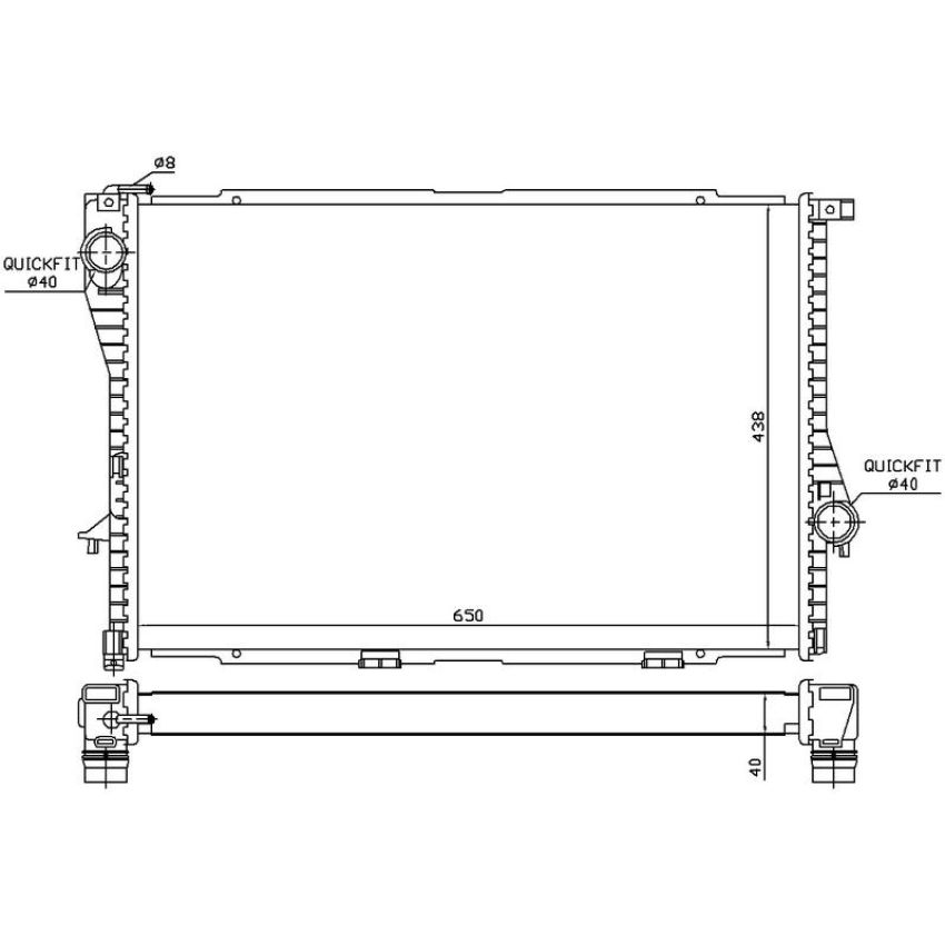 NISSENS 60754A Radiator