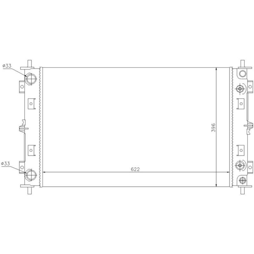 NISSENS 60981A Radiator