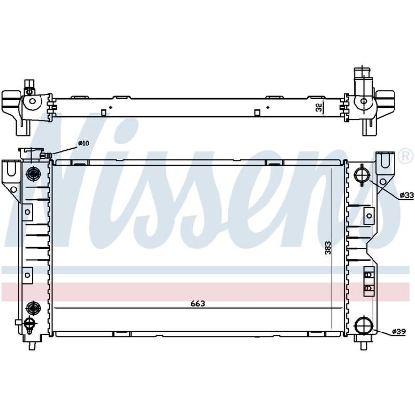 NISSENS 60984 Radiator