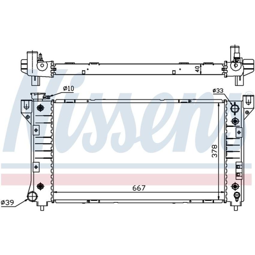NISSENS 60999A Radiator