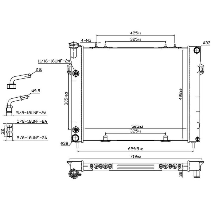 NISSENS 61000 Radiator