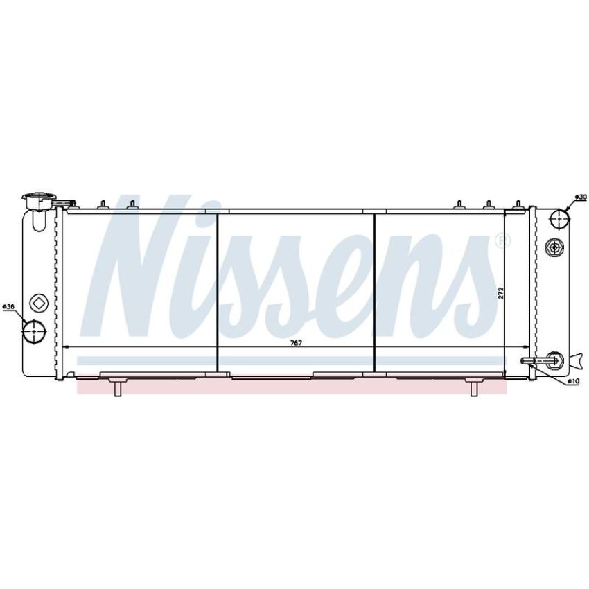 NISSENS 61001 Radiator