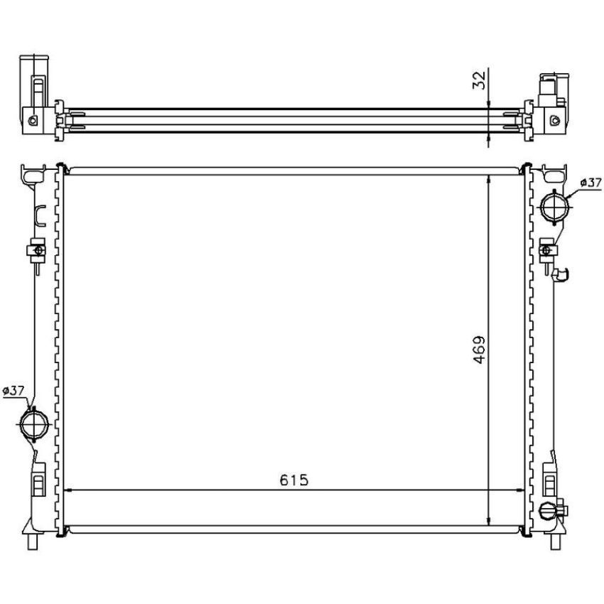 NISSENS 61014A Radiator