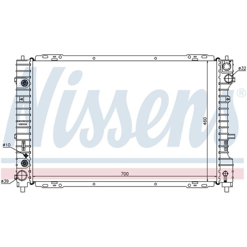 NISSENS 62003 Radiator
