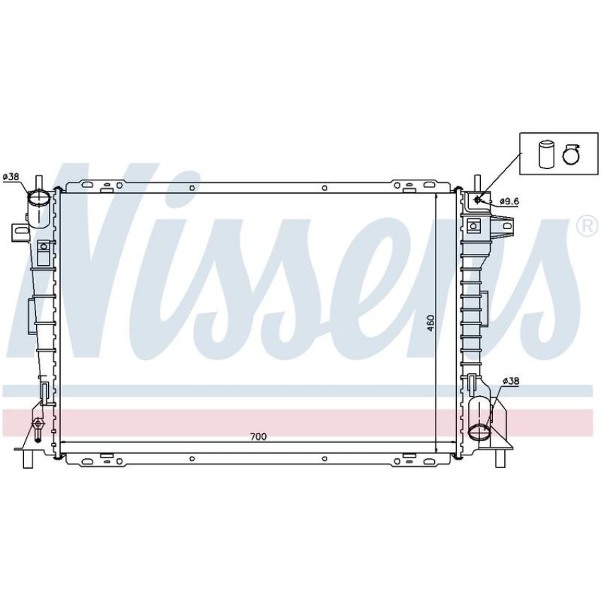 NISSENS 62033 Radiator