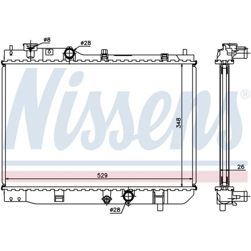 NISSENS 62431A Radiator