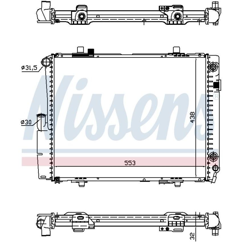 NISSENS 62582A Radiator