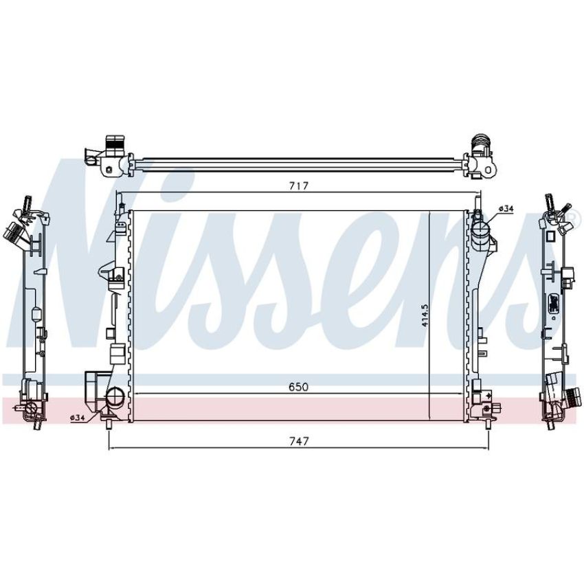 NISSENS 63024A Radiator