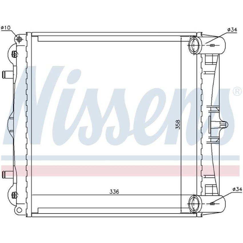 NISSENS 63776 Radiator