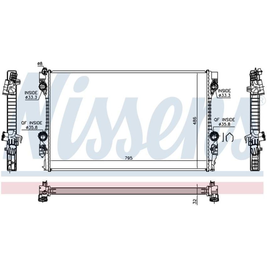 NISSENS 63779 Radiator