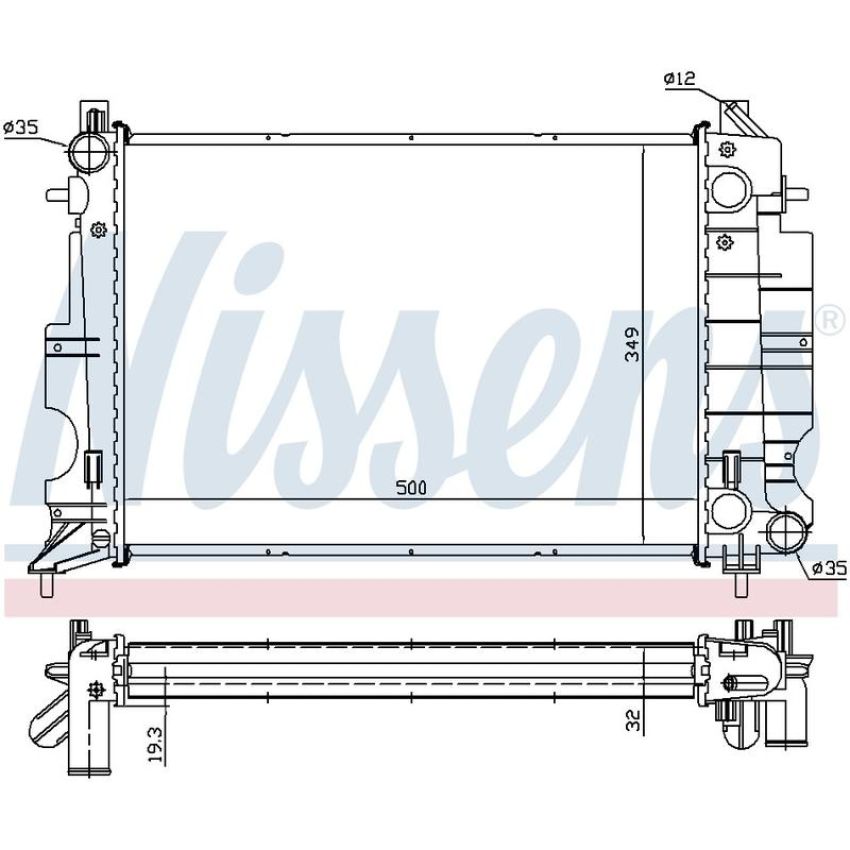 NISSENS 64037A Radiator