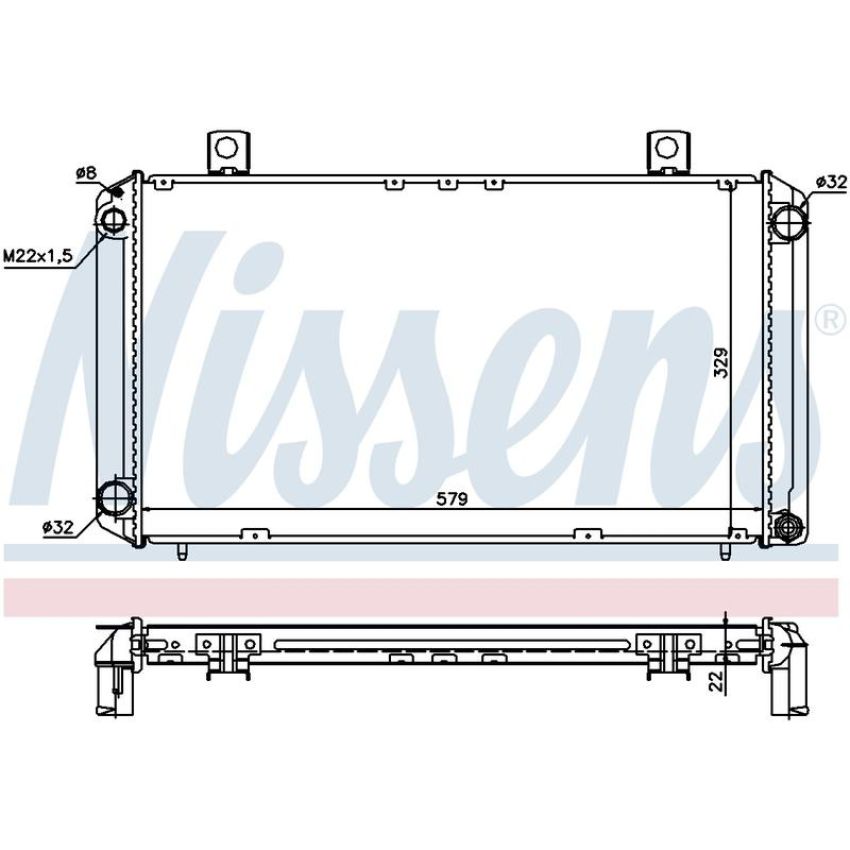 NISSENS 64057A Radiator