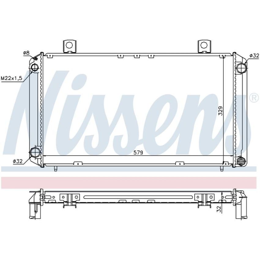 NISSENS 64059A Radiator