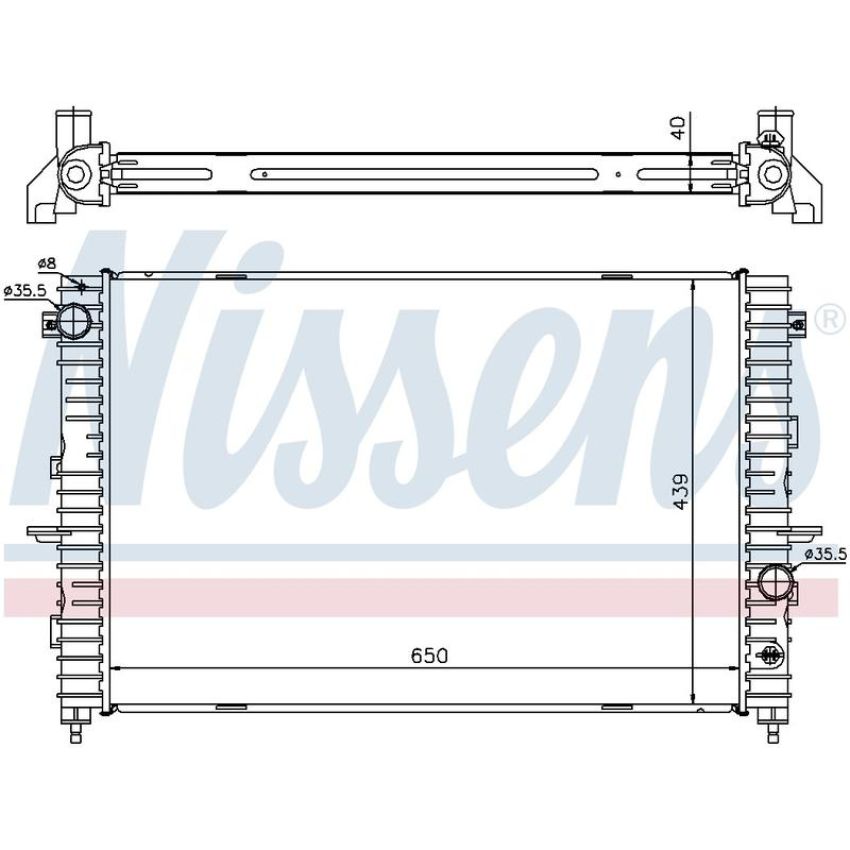 NISSENS 64313A Radiator