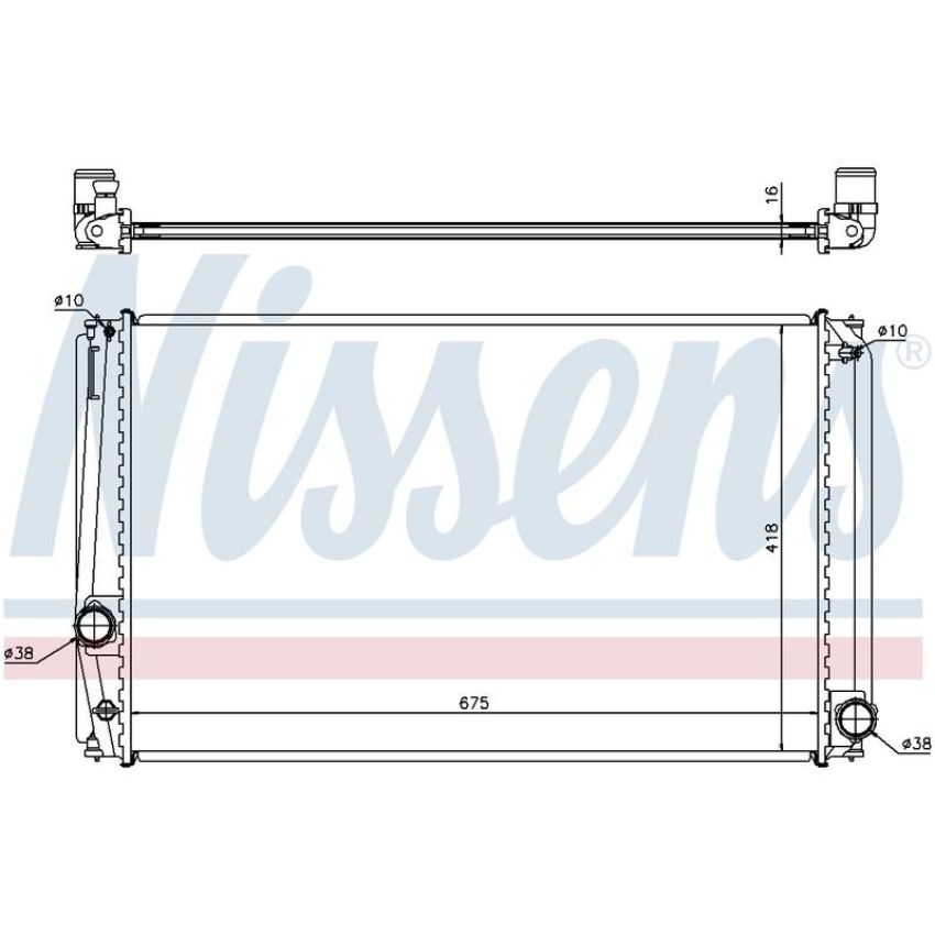 NISSENS 64678A Radiator