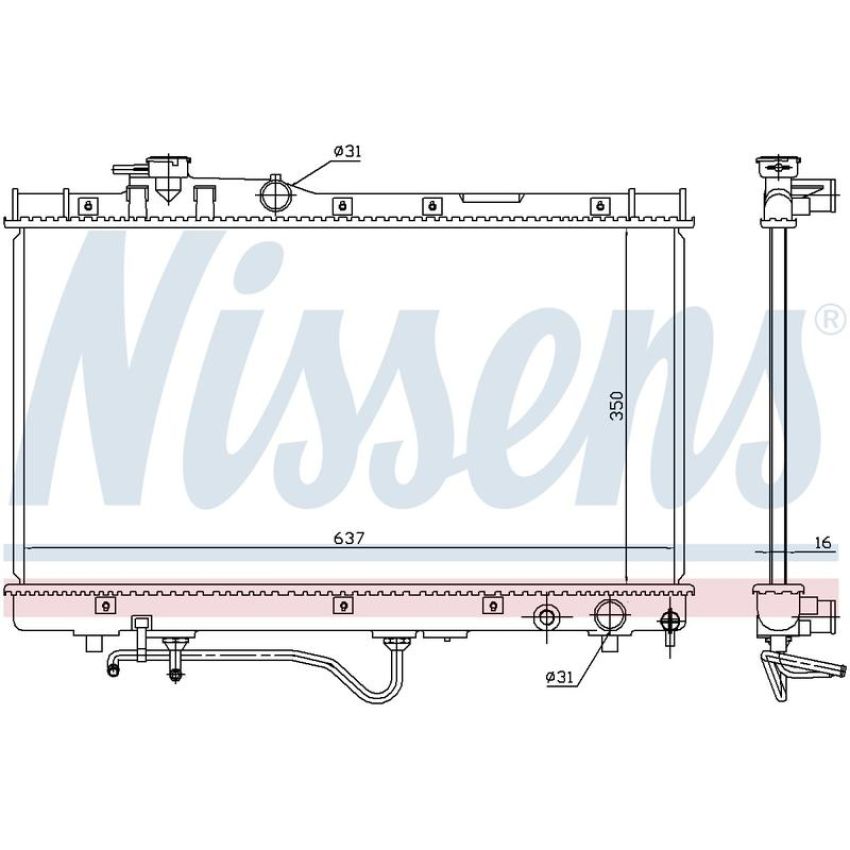 NISSENS 647771 Radiator