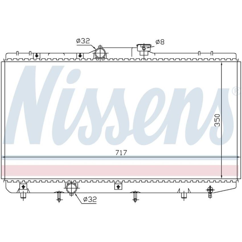NISSENS 648321 Radiator