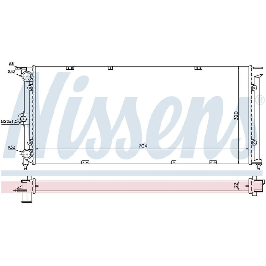NISSENS 651911 Radiator