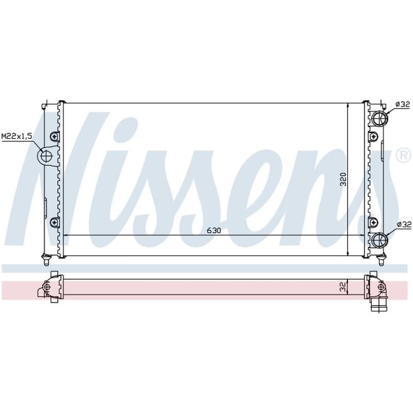 NISSENS 651931 Radiator