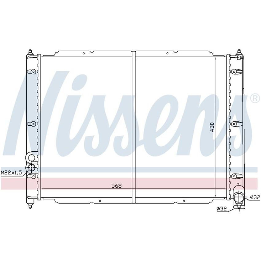 NISSENS 65239 Radiator