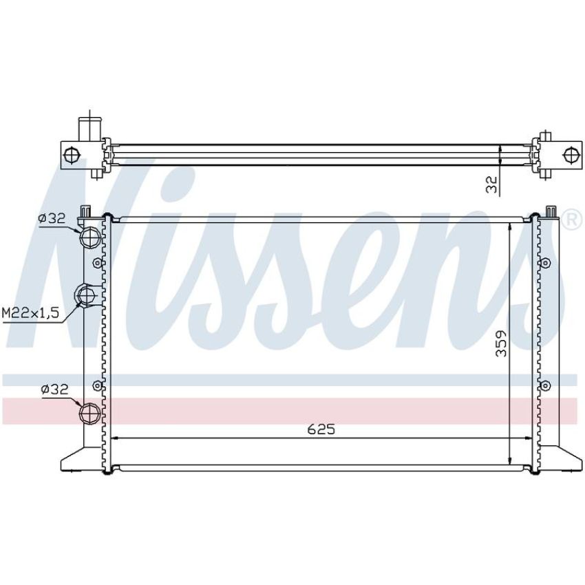 NISSENS 65265A Radiator