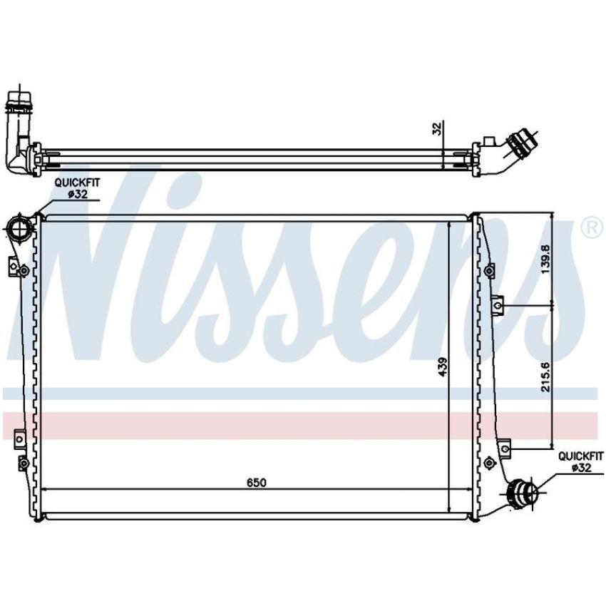 NISSENS 65291A Radiator