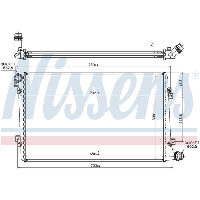 NISSENS 65292 Radiator