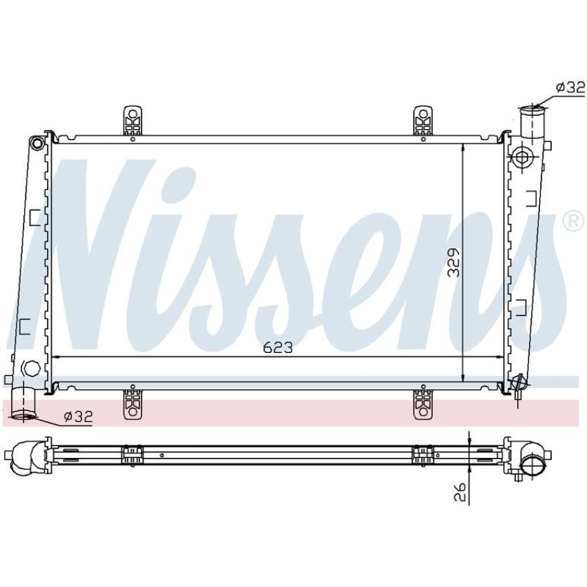 NISSENS 65551A Radiator