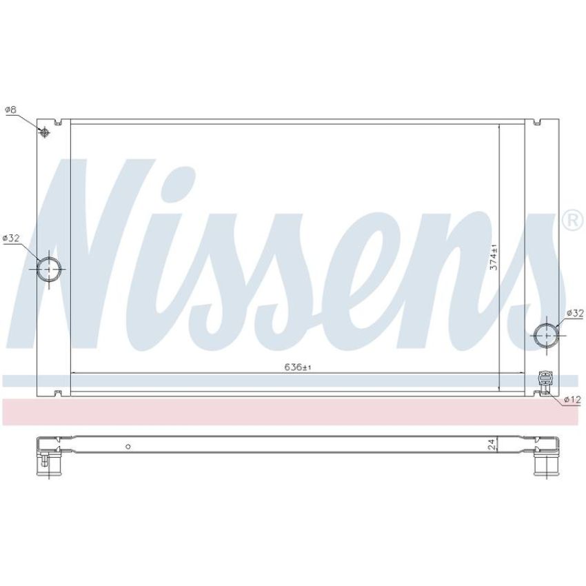 NISSENS 65614 Radiator