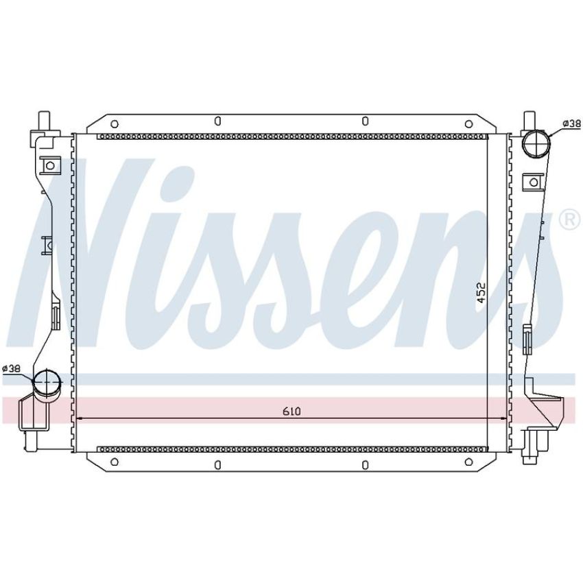 NISSENS 66703 Radiator