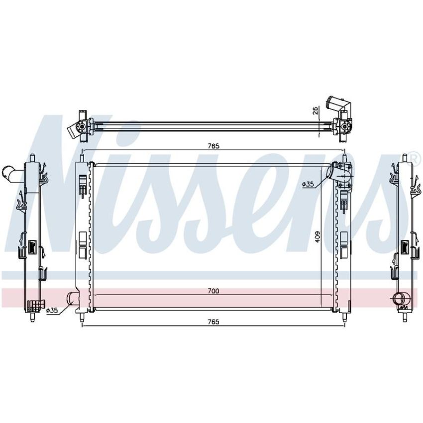 NISSENS 67359 Radiator