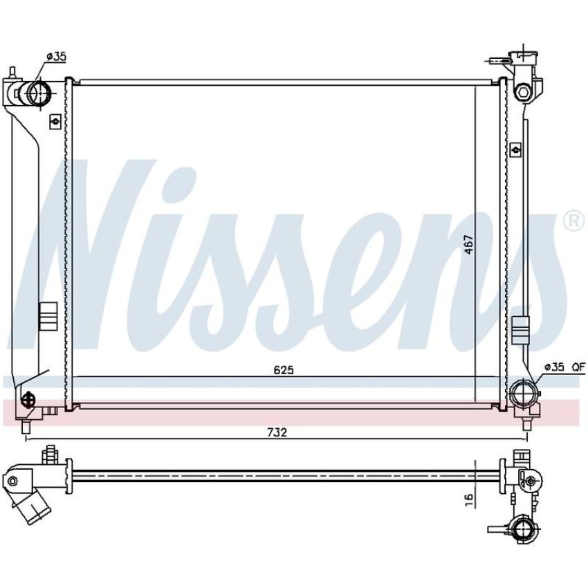 NISSENS 675064 Radiator