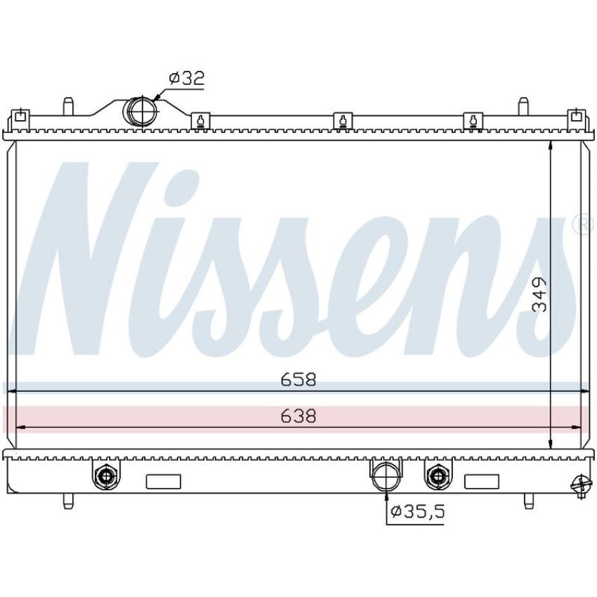 NISSENS 69209 Radiator