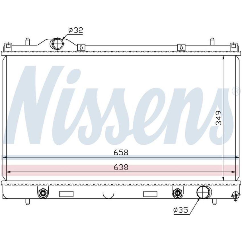 NISSENS 69210 Radiator