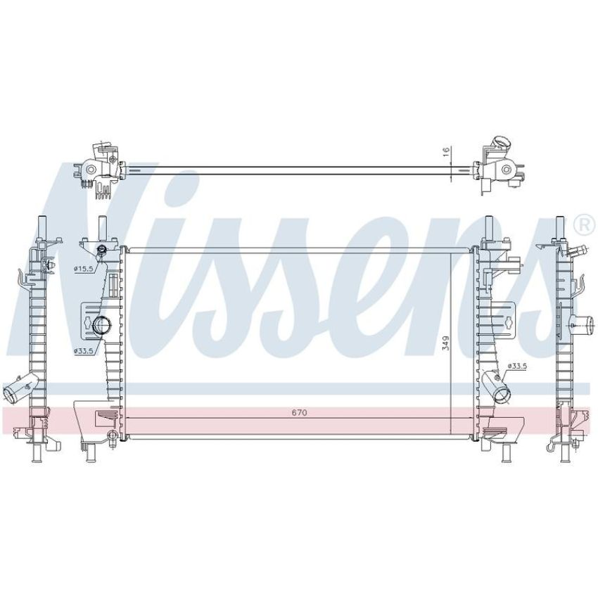 NISSENS 69237 Radiator