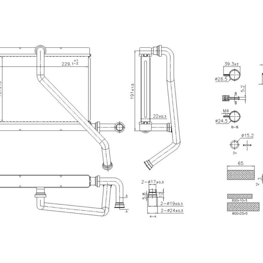 NISSENS 707289 HVAC Heater Core