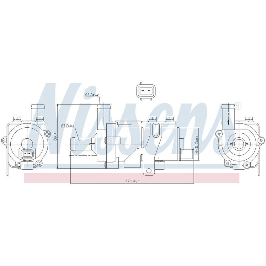NISSENS 831114 Auxiliary Water Pump
