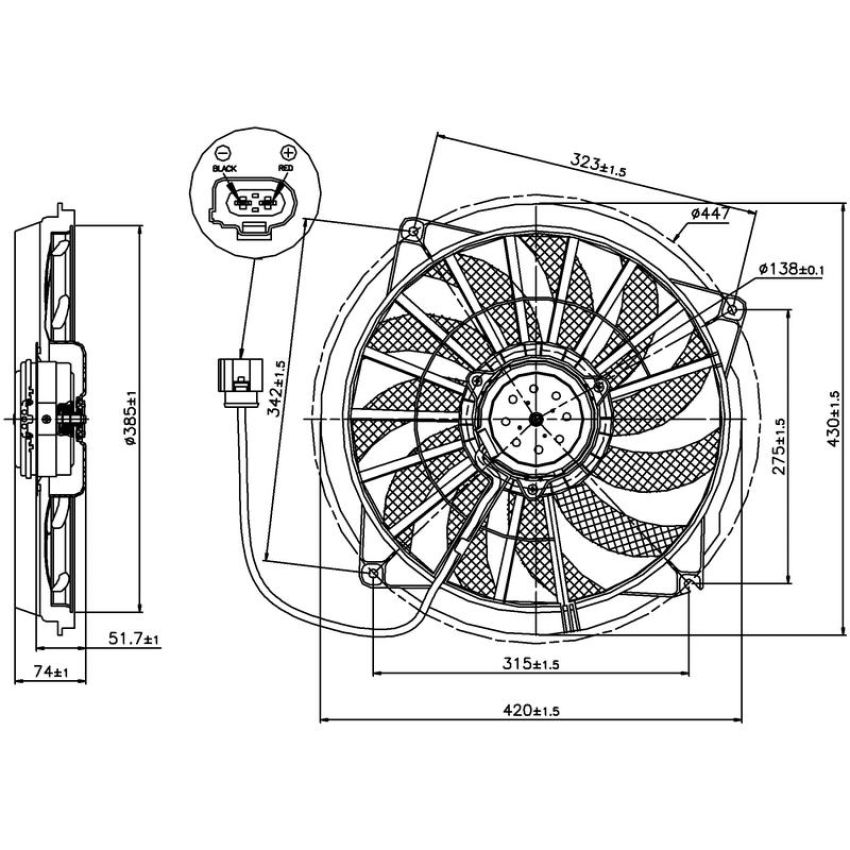 NISSENS 85637 Engine Cooling Fan