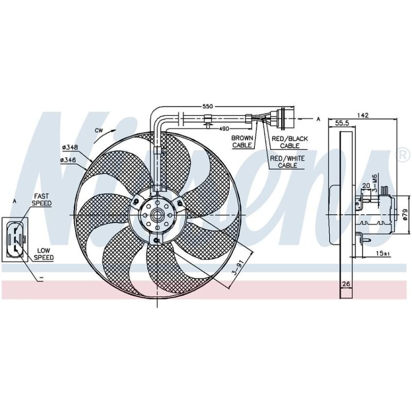 NISSENS 85683 Engine Cooling Fan