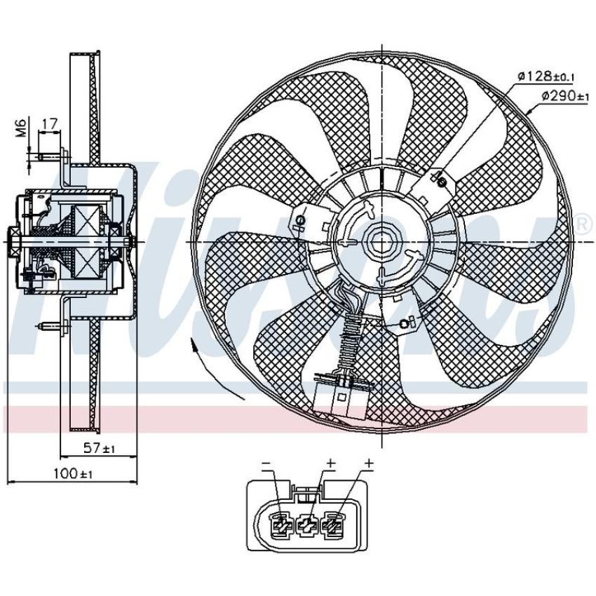 NISSENS 85684 Engine Cooling Fan