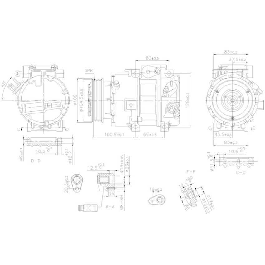 NISSENS 890915 Air Conditioning Compressor