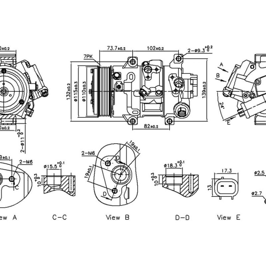 NISSENS 891069 Air Conditioning Compressor