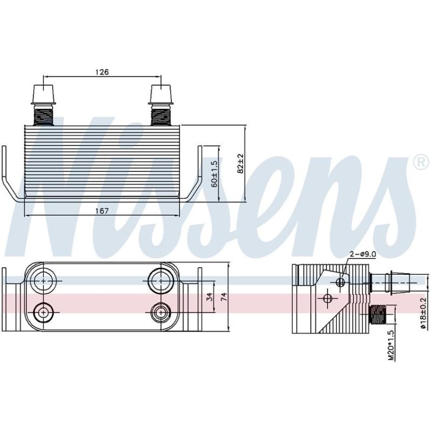 NISSENS 91178 Automatic Transmission Oil Cooler